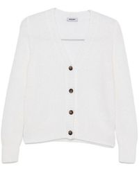Base London - Wool V-Necked Cardigan - Lyst