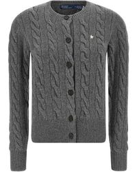 Polo Ralph Lauren - Braided Cardigan - Lyst