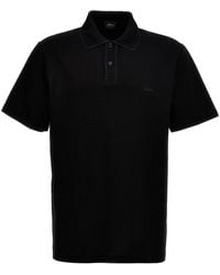 Brioni - Logo Embroidery Polo Shirt - Lyst