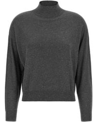 Peserico - Lam Thread Turtleneck Sweater - Lyst