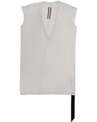 Rick Owens - Dylan Deep V-Neck T-Shirt - Lyst