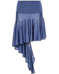 Alaïa - Pointed-Toe Knit Skirt - Lyst