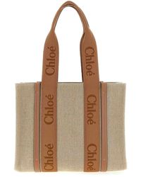 Chloé - Woody Medium Shopping Bag - Lyst