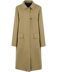 Fay - Stretch Gabardine Car Coat - Lyst