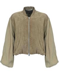 Leather Authority - Ella Mix Suede Jacket - Lyst