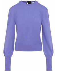 Lanvin - Gros Grain Detail Jumper - Lyst