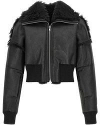 Rick Owens - Flight Jkt Cropped' Bomber Jacket - Lyst