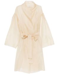 Antonelli - Semi-Sheer Gustav Jacket With Waist Belt - Lyst