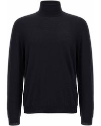 Zanone - Wool Turtleneck Sweater - Lyst