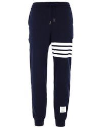 Thom Browne - Engineered 4-Bar Tracksuit Bottoms - Lyst