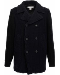 Comme des Garçons - Double-Breasted Wool Coat - Lyst