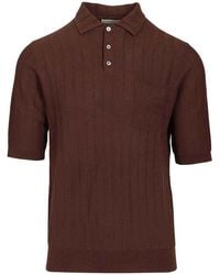 Ballantyne - Cotton Knit Polo Shirt - Lyst
