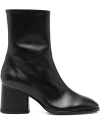 Aeyde - Almond Toe Zipped Ankle Boots - Lyst