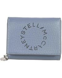 Stella McCartney - Trifold Wallet Embossed Grainy Mat - Lyst