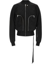 Rick Owens - Bauhaus Flight Bomber Jacket - Lyst