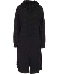 DKNY - Windbreaker Long Jacket - Lyst