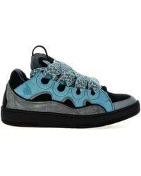 Lanvin - Oversized Curb Sneakers Laces - Lyst