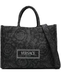 Versace - Large Barocco Athena Tote Bag - Lyst