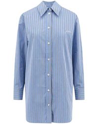 Isabel Marant - Cotton Shirt With Striped Motif - Lyst