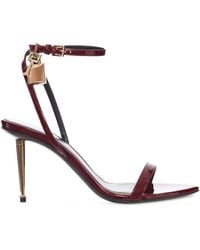 Tom Ford - High-Heeled Patent Leather Stiletto Sandals - Lyst