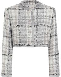 Dolce & Gabbana - Tweed Cropped Raschel Jacket - Lyst