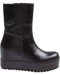 Paloma Barceló - Disa Track Leather Ankle Boot - Lyst