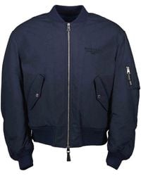 Givenchy - Cotton Blend Bomber Jacket - Lyst