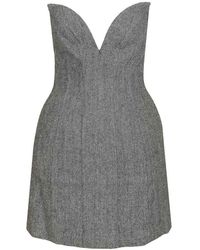 Self-Portrait - Bandeau Mini Dress - Lyst