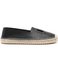 Dolce & Gabbana - Espadrilles With Embossed Logo - Lyst