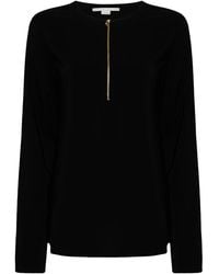 Stella McCartney - Iconic Zip Detailed Top - Lyst