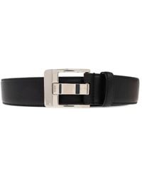 Tod's - Soft Leather Belt With Metal Buckle - Lyst