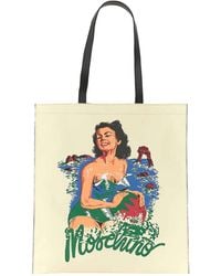 Moschino - Hawaiian Print Mini Tote Handbag - Lyst