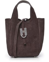 Hogan - Trend Mini Suede Shopping Bag - Lyst
