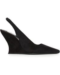 Alaïa - Wave Suede Slingback - Lyst