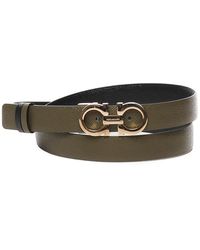 Ferragamo - Gancini Reversible And Adjustable Belt - Lyst