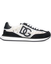 Dolce & Gabbana - Sports Shoes With Logo - Lyst