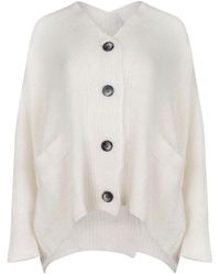SOLOTRE - Cardigan Made Of Alpaca Blend - Lyst