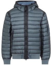 C.P. Company - Cp Company Shell Hooded Lens Down Jacket - Lyst