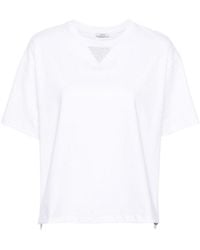 Peserico - T-shirt With Light Point - Lyst