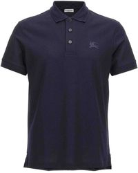 Burberry - Logo Embroidery Polo Shirt - Lyst