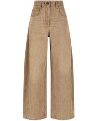 Brunello Cucinelli - Wide Jeans - Lyst