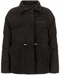 Kiton - Drawstring Down Jacket - Lyst