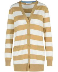 Max Mara - Fiemme Virgin Wool Sand Cardigan - Lyst