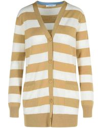 Max Mara - Fiemme Virgin Wool Sand Cardigan - Lyst