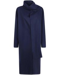 Harris Wharf London - Scarf Coat - Lyst