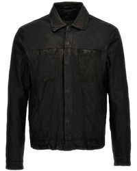 Giorgio Brato - Trucker Leather Jacket - Lyst