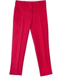 Paul Smith - Linen Pleated Trousers - Lyst