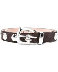 KHAITE - Benny Belt With Studs 30Mm - Lyst