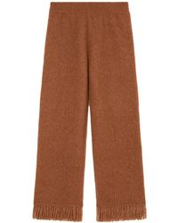 Alanui - Cashmere And Silk Blend Trousers - Lyst