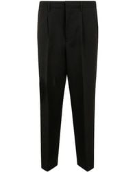 ZEGNA - Pleat Detailed Tapered Pants - Lyst